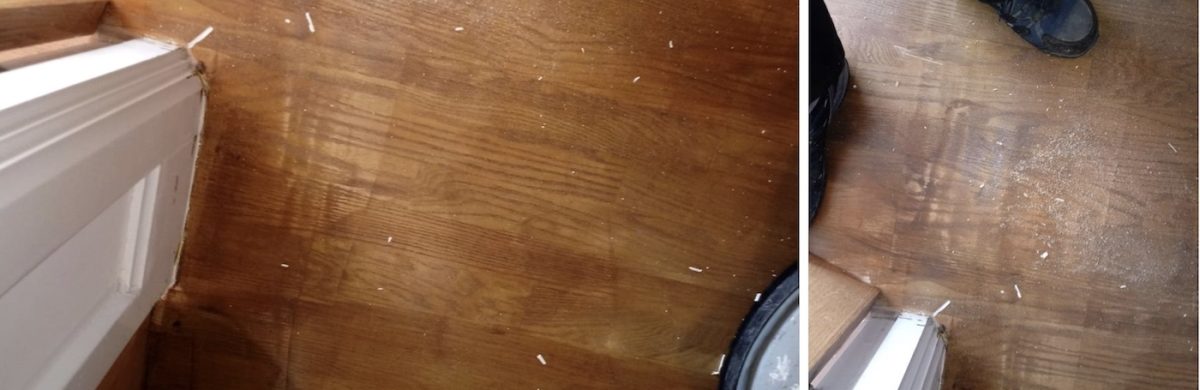 Bradford floor sanding project